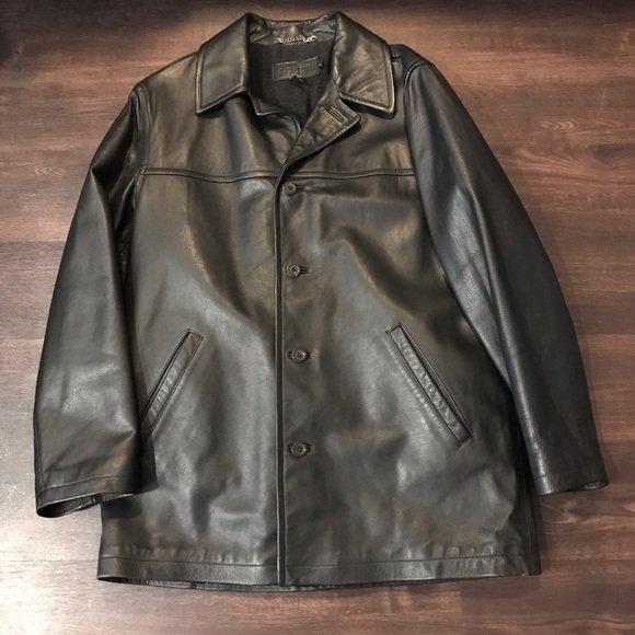 j crew mens leather jacket
